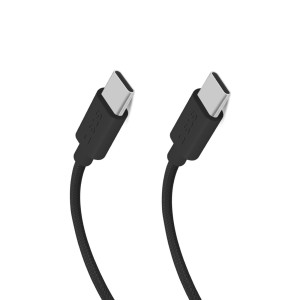 Kabel USB-C - USB-C w oplocie z tkaniny z opaską na kabel, 1,5 metra