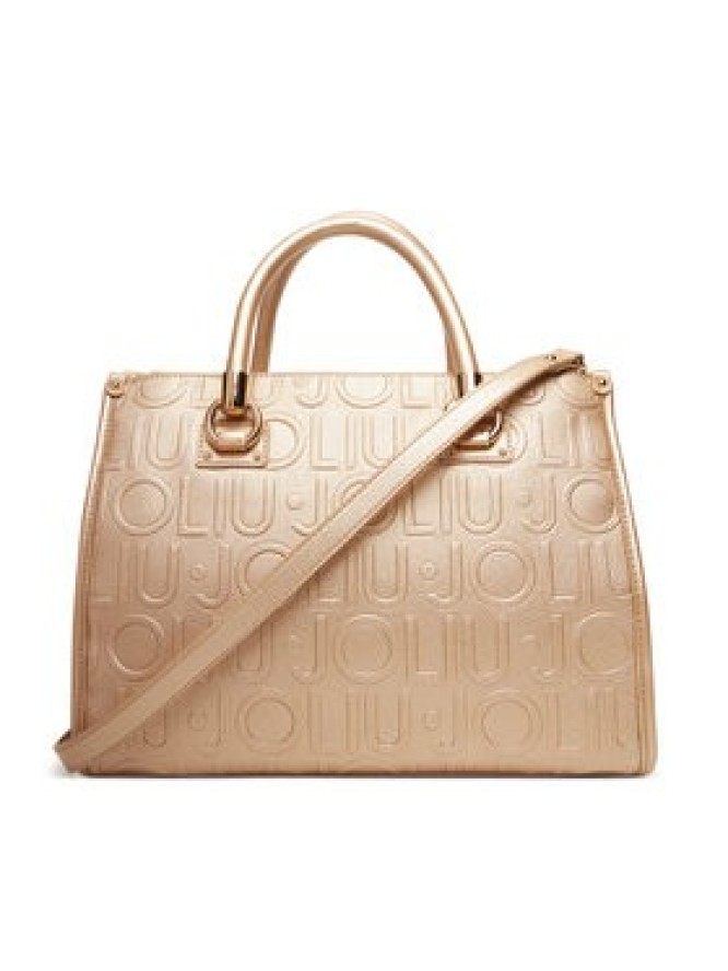 Liu Jo Torebka Ecs M Satchel AF5008 E0538 Złoty