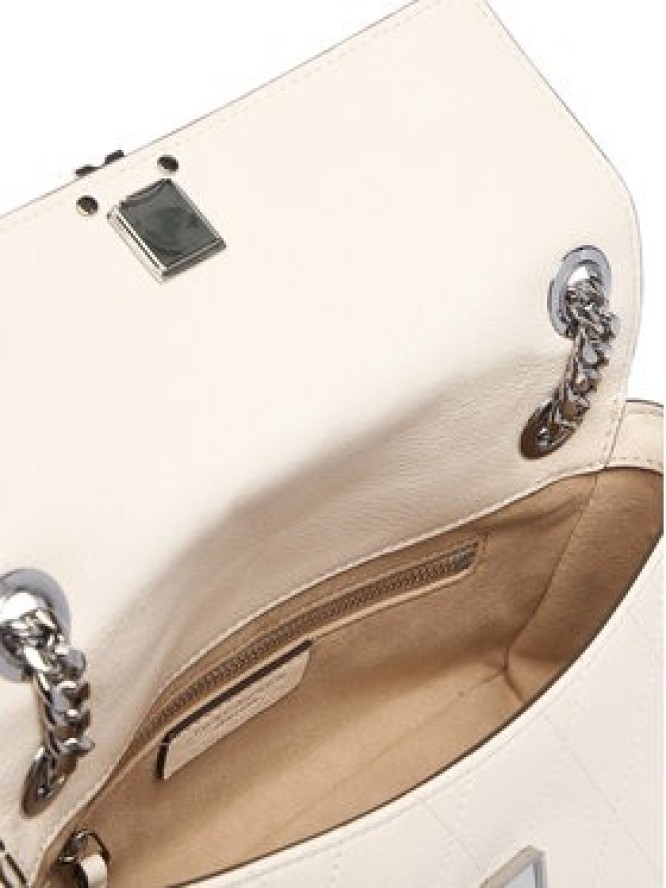 Tory Burch Torebka Charlie Quilted 185829 Kremowy