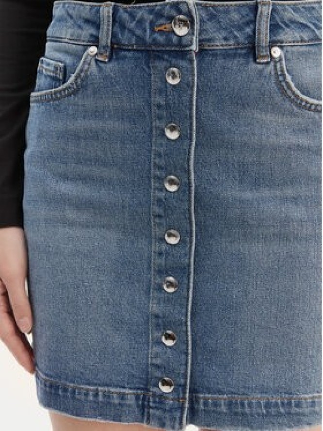 HUGO Spódnica jeansowa Gilvie 50553182 Niebieski Regular Fit
