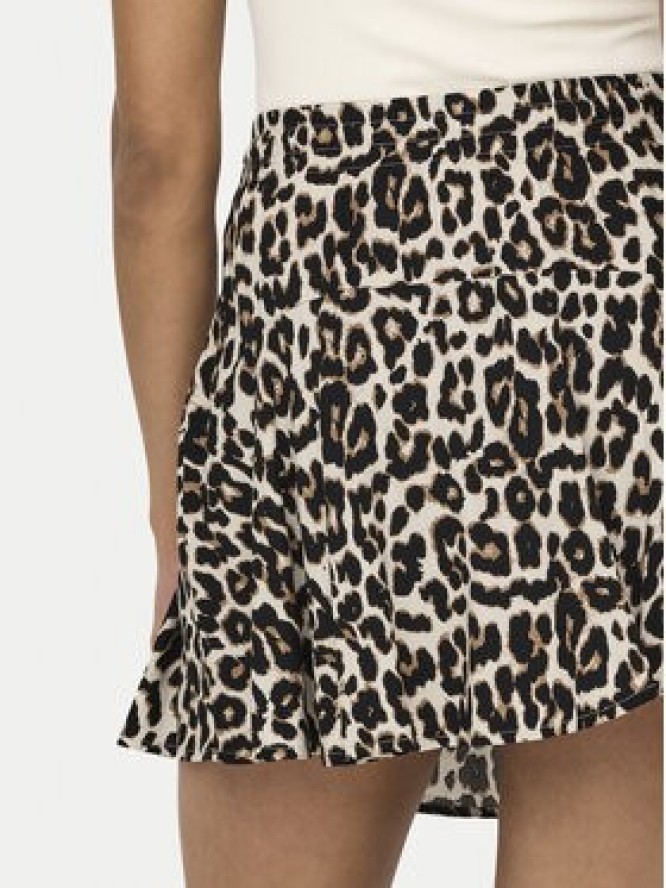 ONLY Spódnica mini 15322967 Brązowy Regular Fit