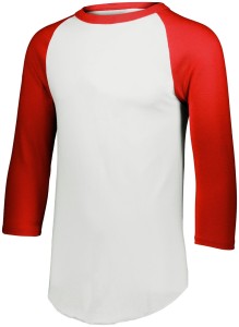 Koszulka baseballowa 3/4 Augusta Sportswear Mouw 2.2 dla dorosłych