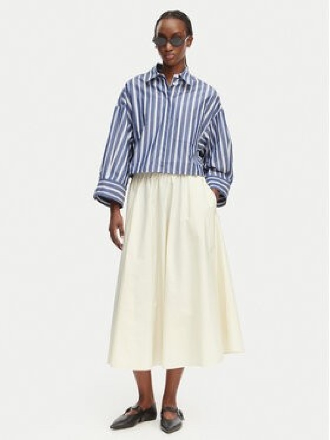 MAX&Co. Spódnica midi Gonna 2616101084200 Kremowy Regular Fit