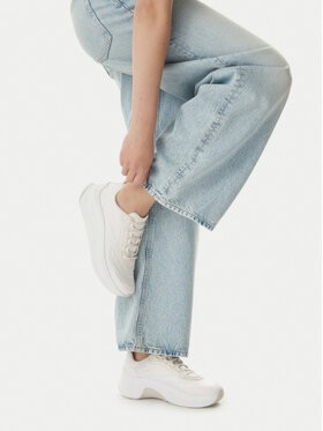 Calvin Klein Sneakersy Chunky Runner Laceup Hf Blst Ny HW0HW03111 Biały