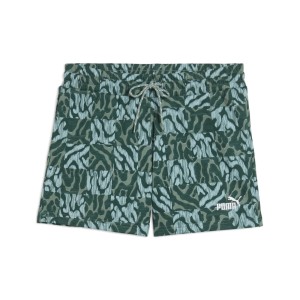 Damskie szorty ze średnim stanem 5" ESS GRAPHIC PUMA Green Moon