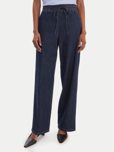 Marella Jeansy Fingere 2615181091 Granatowy Wide Leg
