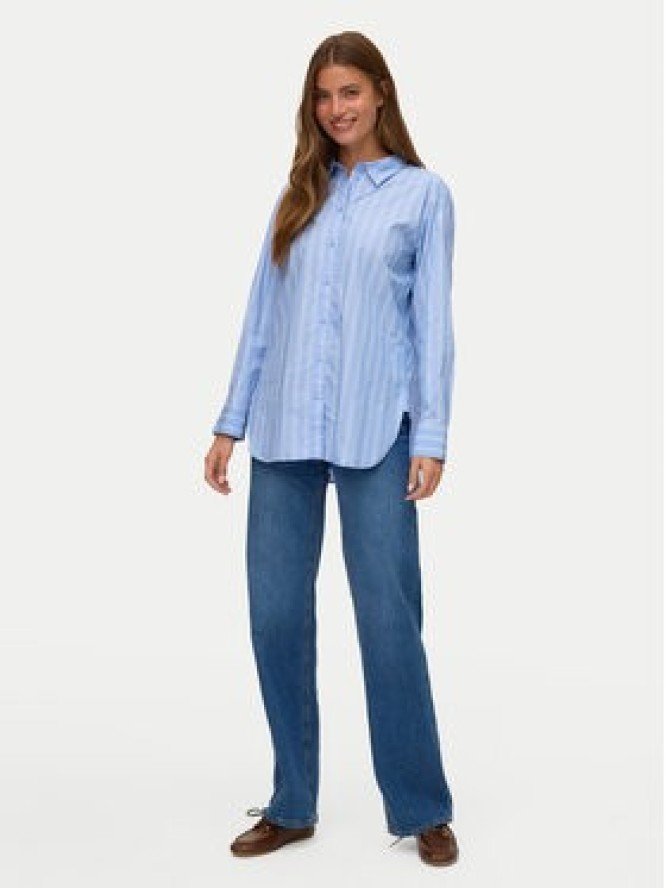 Vero Moda Koszula Elina 10336329 Niebieski Loose Fit