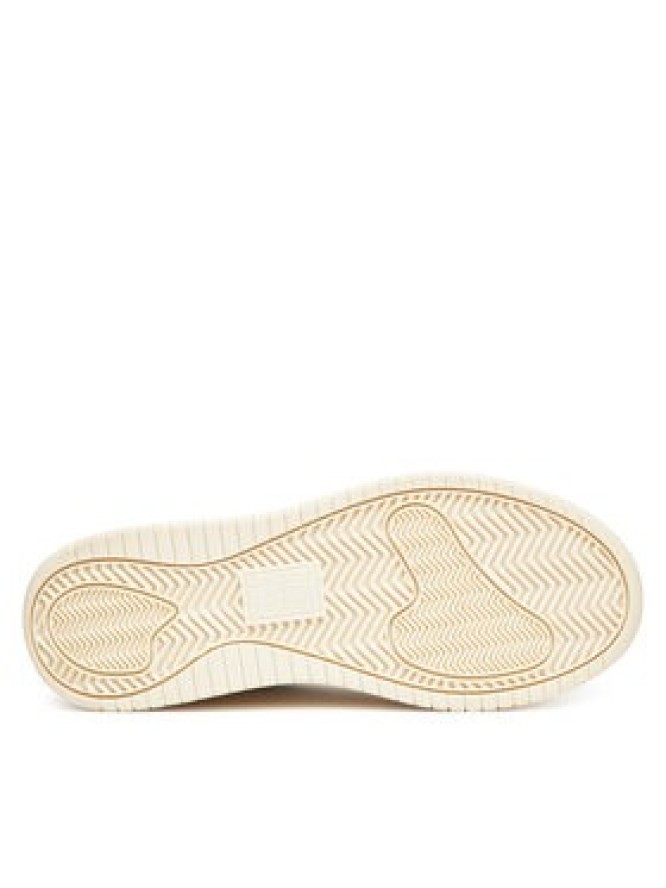 Tommy Jeans Sneakersy Tjw Retro Basket Flatform EN0EN02840 Écru