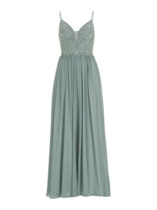 Hey Kyla Sukienka wieczorowa 5AI082HK Zielony Regular Fit