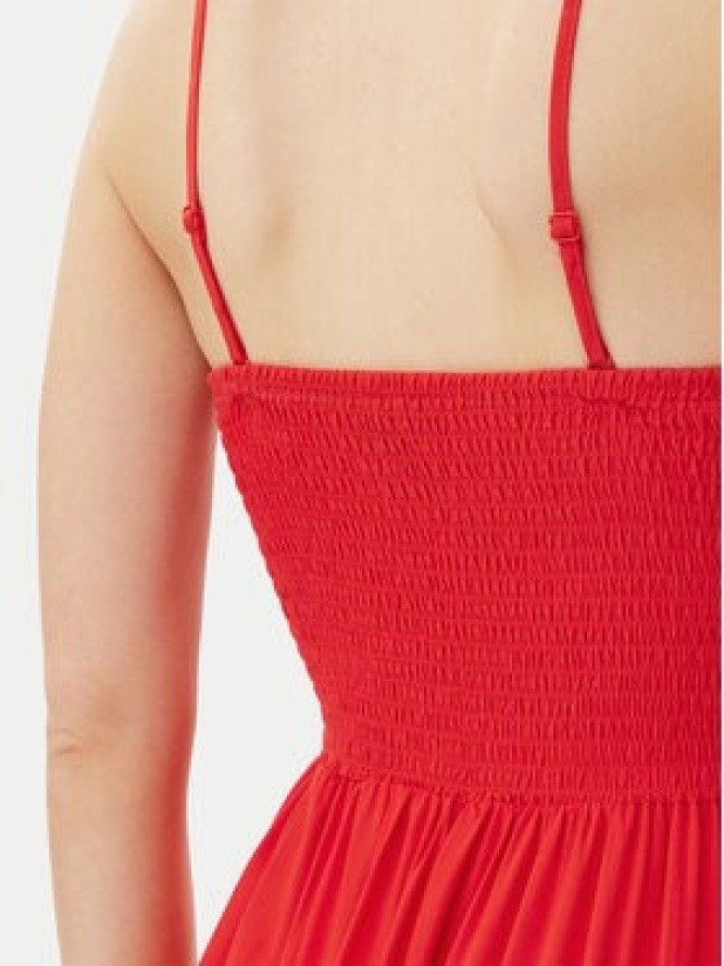 Vero Moda Sukienka letnia Easy 10328766 Czerwony Regular Fit