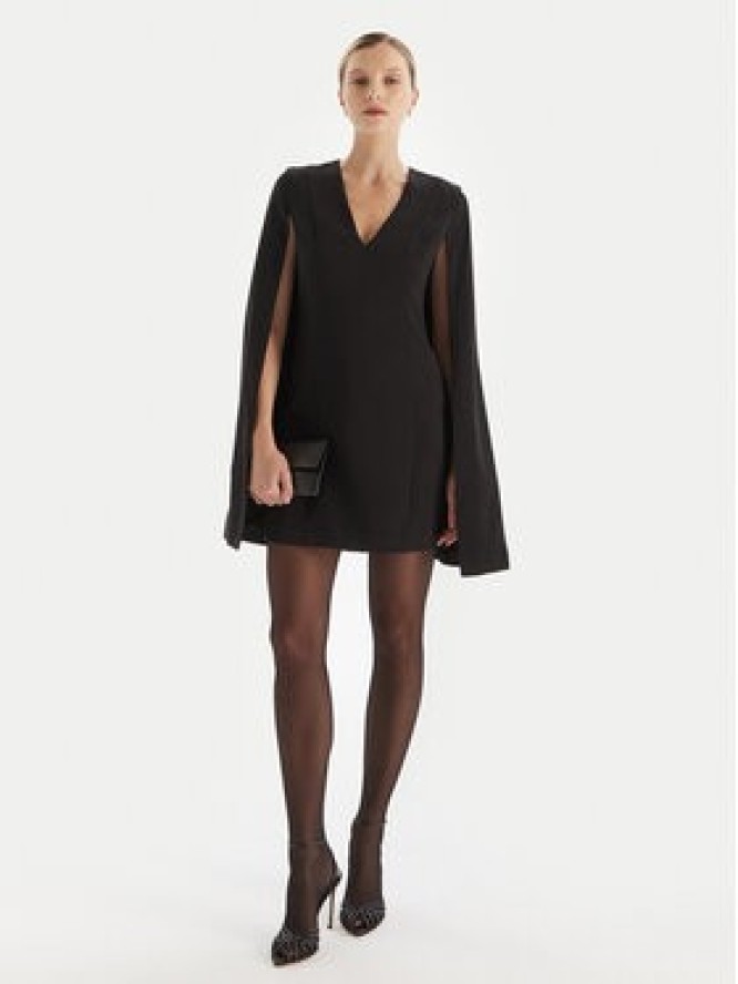 TWINSET Sukienka koktajlowa 252TT2402 Czarny Regular Fit