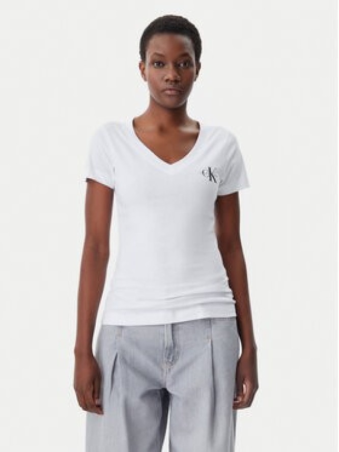 Calvin Klein Jeans Komplet t-shirtów J20J223447 Biały Regular Fit