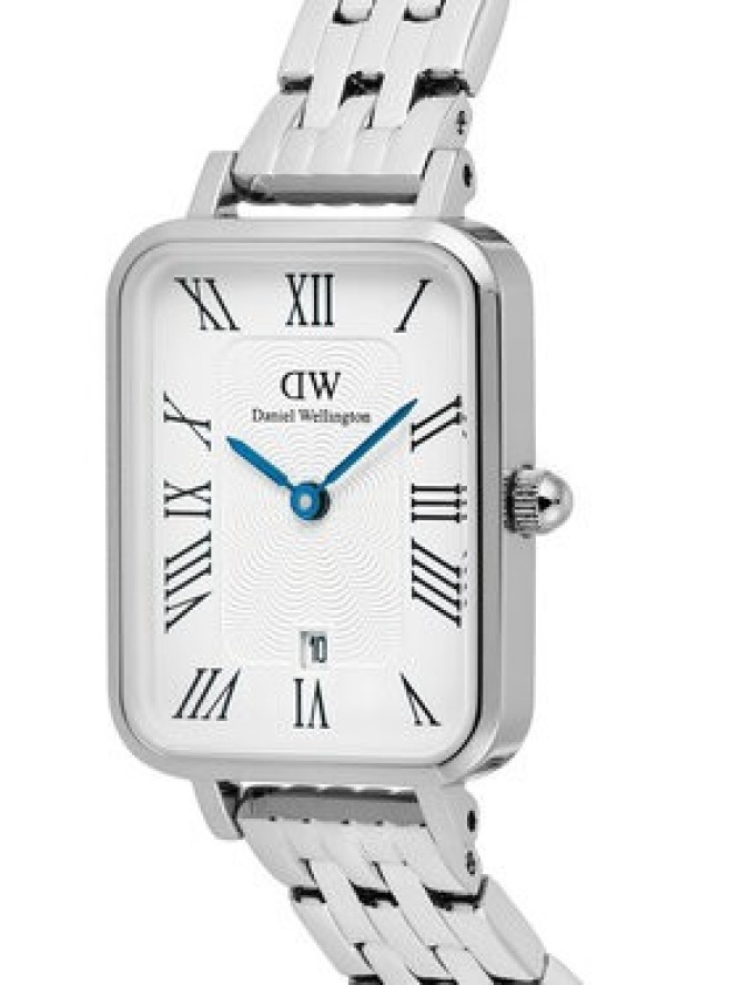 Daniel Wellington Zegarek Quadro DW00100864 Srebrny