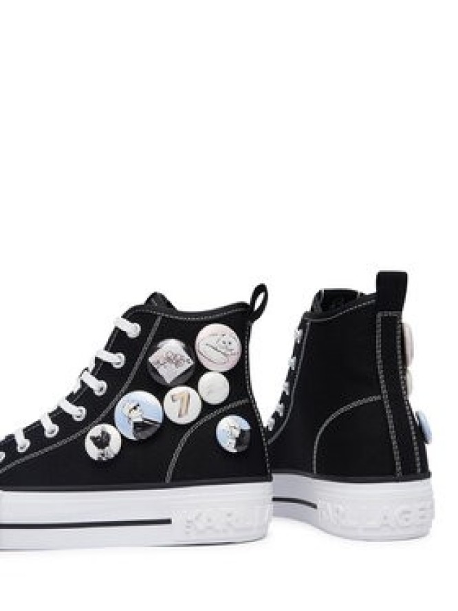 KARL LAGERFELD Trampki KL60459 Czarny