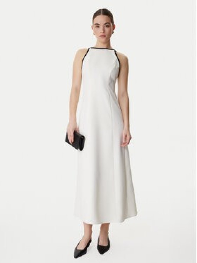 Marella Sukienka koktajlowa Sapore 2613221113 Écru Regular Fit