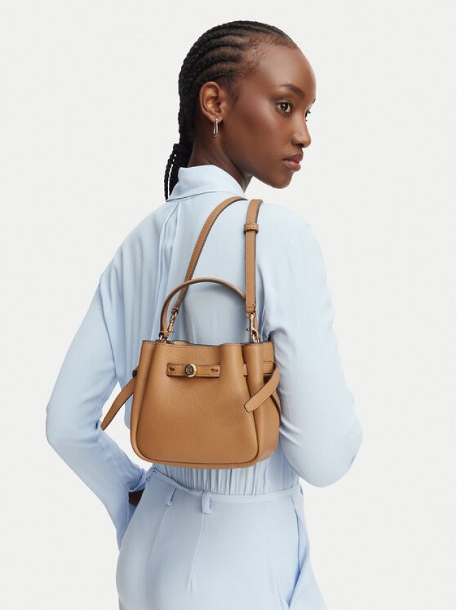 Tory Burch Torebka Romy 179988 Brązowy jasny