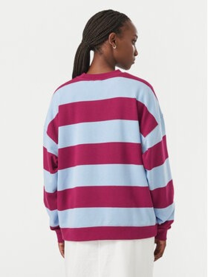 Roxy Bluza Strictly Stripes ERJFT05071 Bordowy Regular Fit
