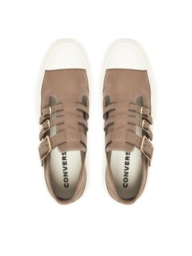 Converse Półbuty Chuck Taylor All Star Lugged Heel Mary Jane Sandal A13552C Zielony