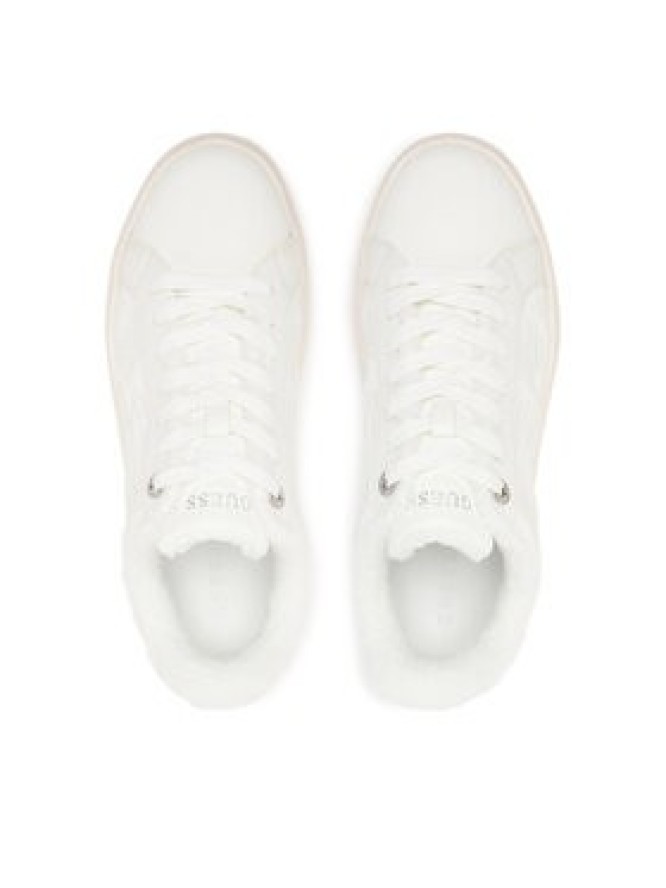Guess Sneakersy FLFES2 FAB12 Biały
