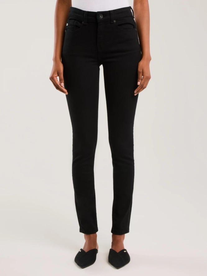 Jeansy damskie skinny czarne Adela 915