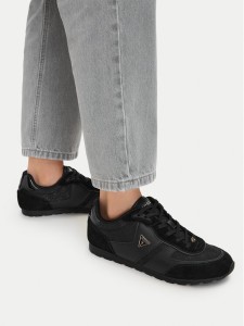 Guess Sneakersy FLTTYR SUE12 Czarny