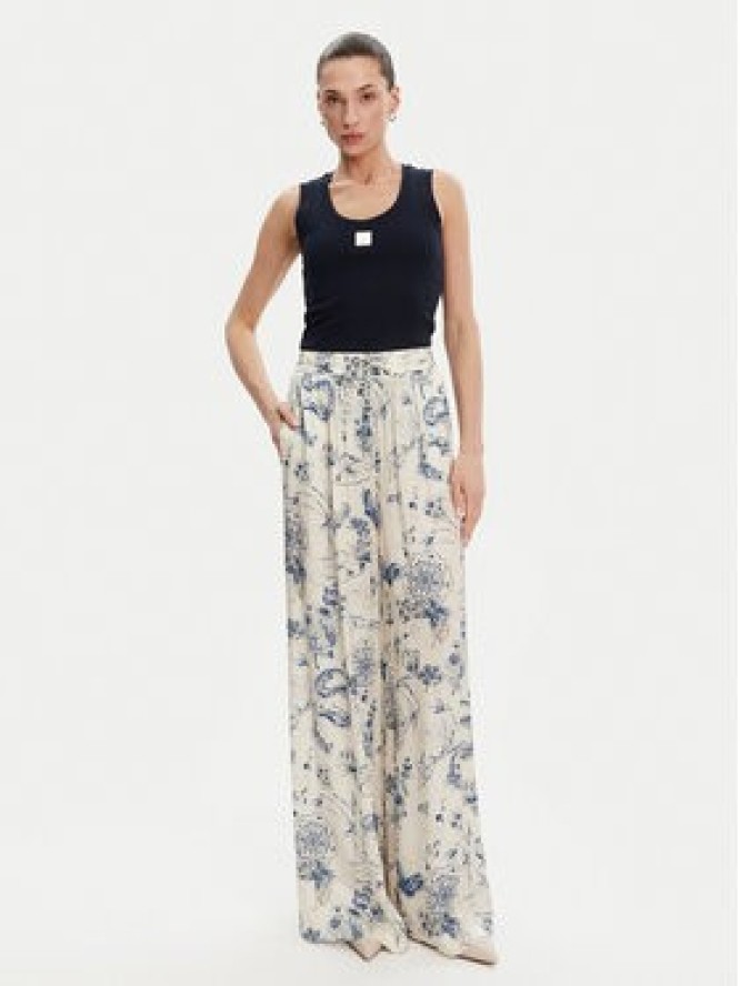 Fracomina Top FP25ST2001J40101 Granatowy Slim Fit