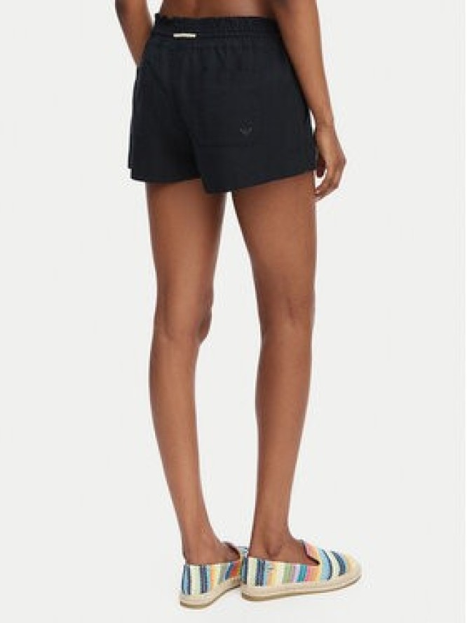 Roxy Szorty materiałowe Oceanside ARJNS03007 Czarny Regular Fit