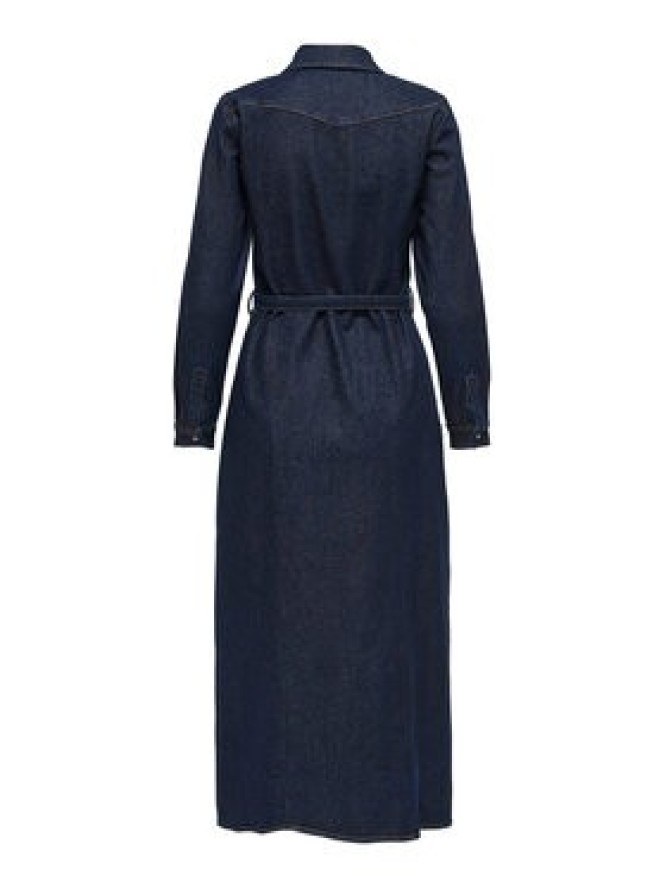 ONLY Sukienka jeansowa Camomile 15357757 Granatowy Regular Fit