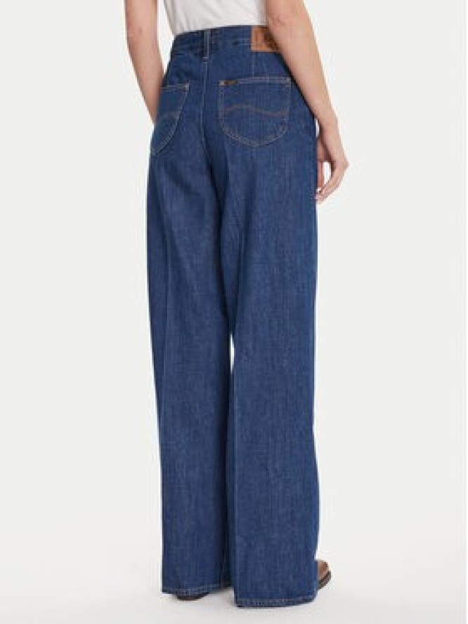 Lee Jeansy Stella 112107279 Granatowy Wide Leg