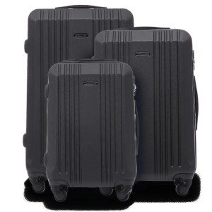 Komplet 3 walizek Wings KESTREL BLACK