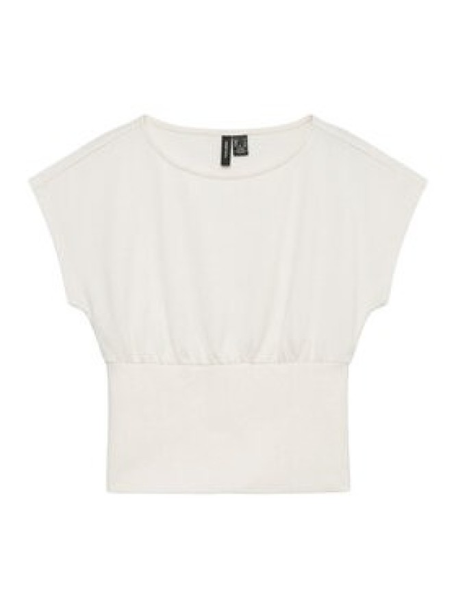 Vero Moda Bluzka Smilla 10355466 Beżowy jasny Regular Fit