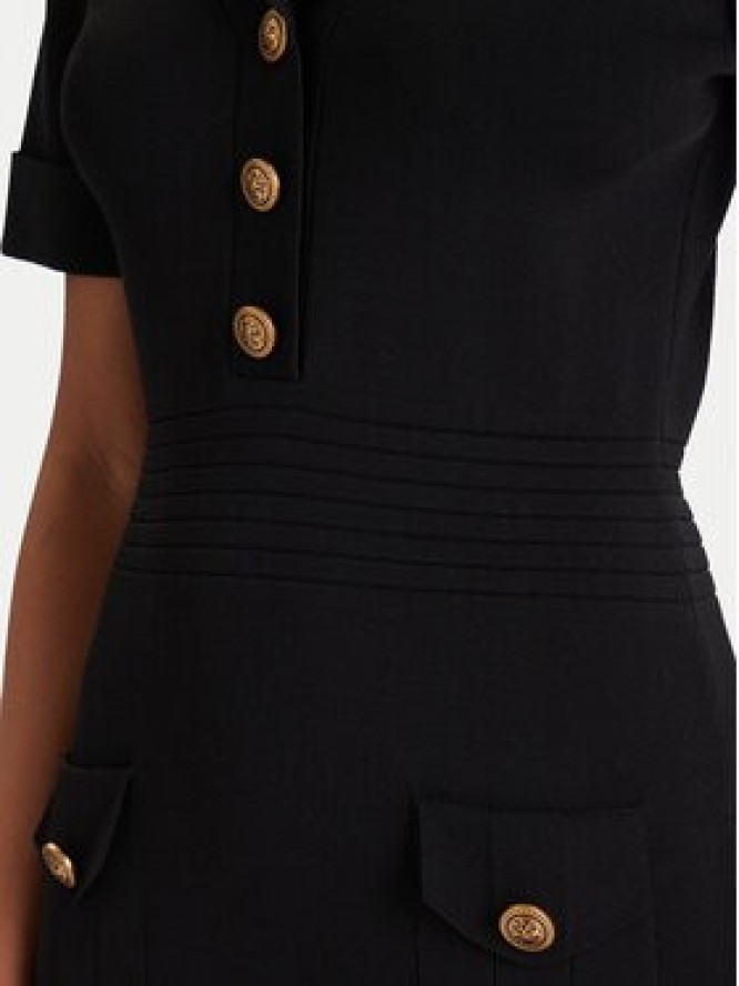 Guess Sukienka dzianinowa W5YK29 Z0130 Czarny Slim Fit