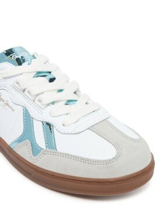Pepe Jeans Sneakersy Ball Rise W PLS00037 Biały
