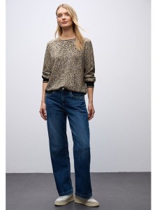 Street One Bluzka w kolorze beżowym rozmiar: 40