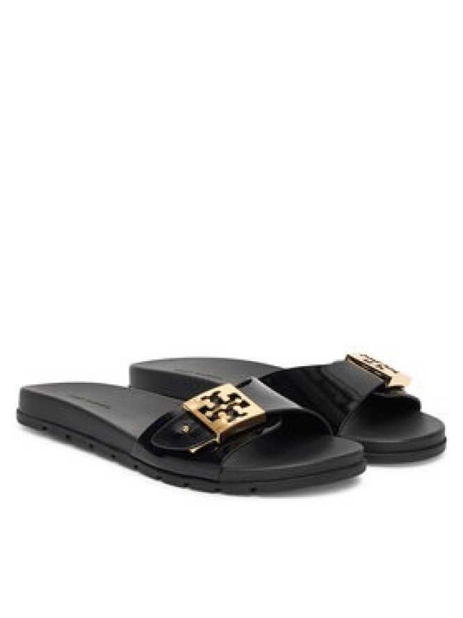Tory Burch Klapki Buckle Slide 157872 Czarny