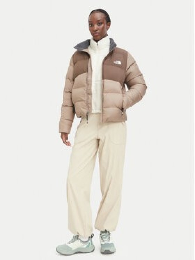 The North Face Kurtka zimowa Saikuru NF0A8GCB Brązowy jasny Boxy Fit
