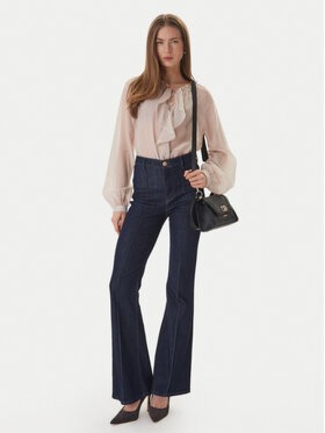 Guess Bluzka W6GH28 W1844 Beżowy Regular Fit