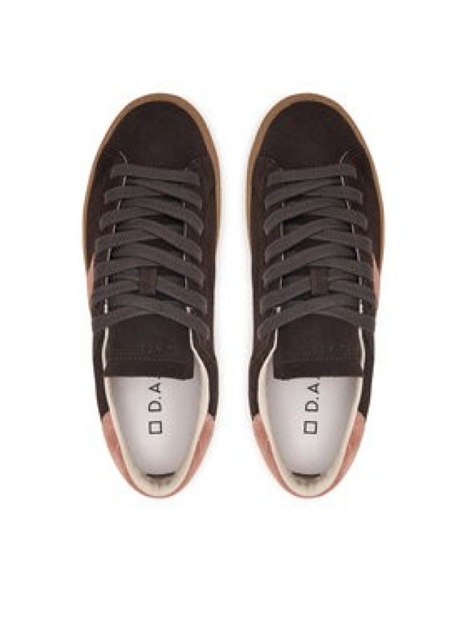 D.A.T.E. Sneakersy Hill Low W451-HL-SD Brązowy