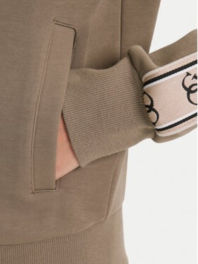 Guess Bluza V2YQ16 KB3P2 Brązowy Regular Fit