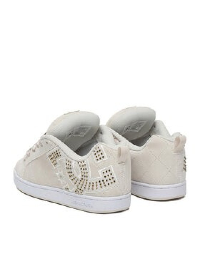 DC Shoes Sneakersy EO-COURT GRAFFIK SE DC01666102 Écru