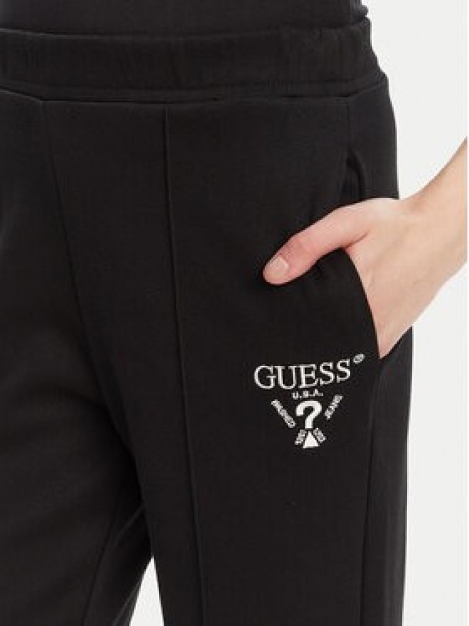 Guess Spodnie dresowe V5RB13 KC3D2 Czarny Regular Fit