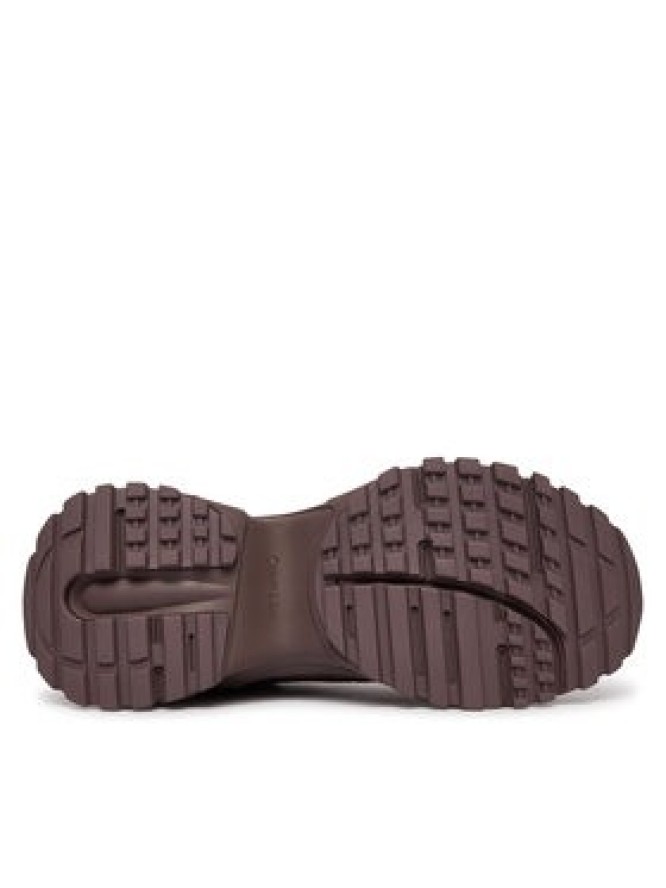 Calvin Klein Sneakersy Hike Runner Lup Lin Mesh HW0HW03000 Brązowy