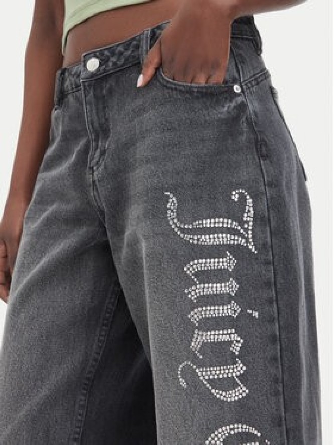 Juicy Couture Jeansy JCDJE225952 Szary Wide Leg