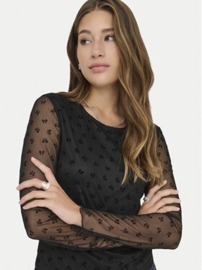 ONLY Bluzka Siena 15362924 Czarny Regular Fit
