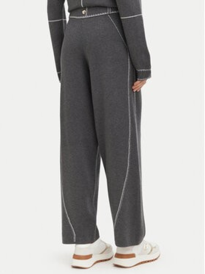Liu Jo Sport Spodnie dzianinowe TF6077 MS59L Szary ciemny Regular Fit