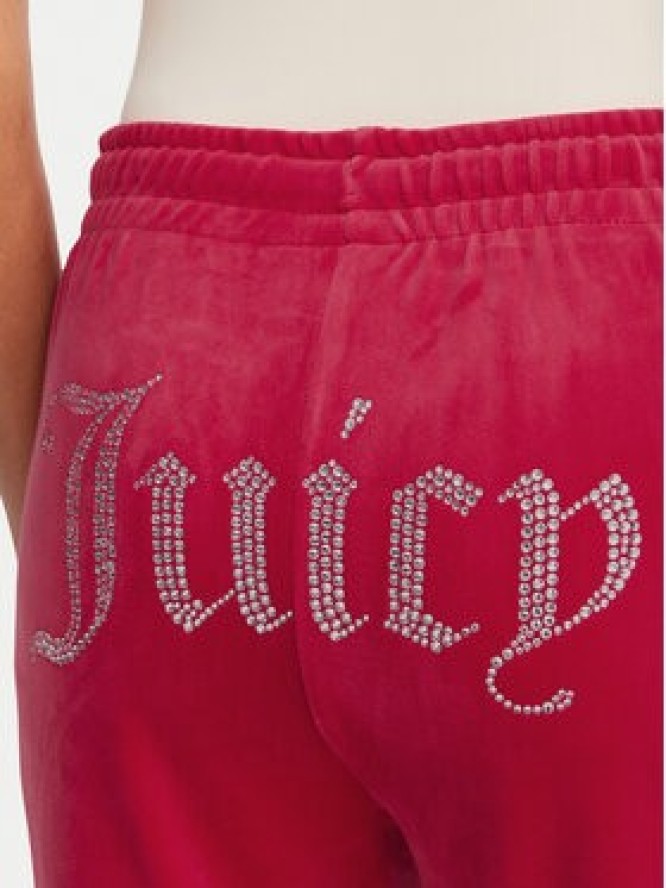 Juicy Couture Spodnie dresowe Tina JCAPW045 Czerwony Regular Fit