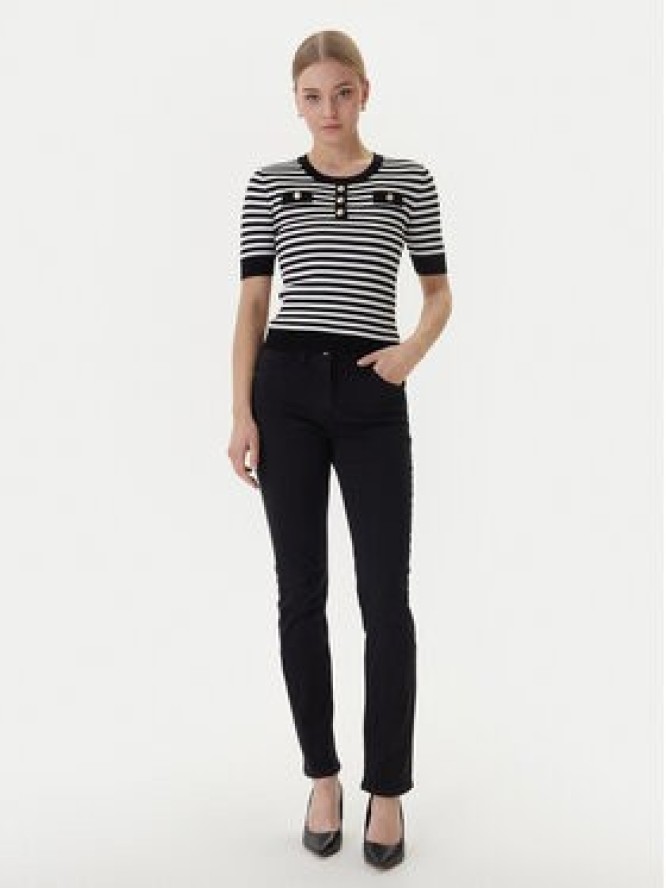 Morgan Sweter 261-MATTEA Czarny Slim Fit