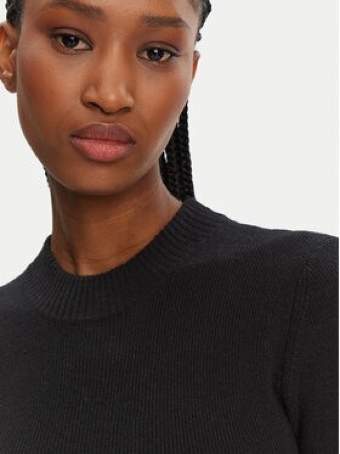 STAUD Sukienka dzianinowa Ramona R24F2208WN Czarny Slim Fit