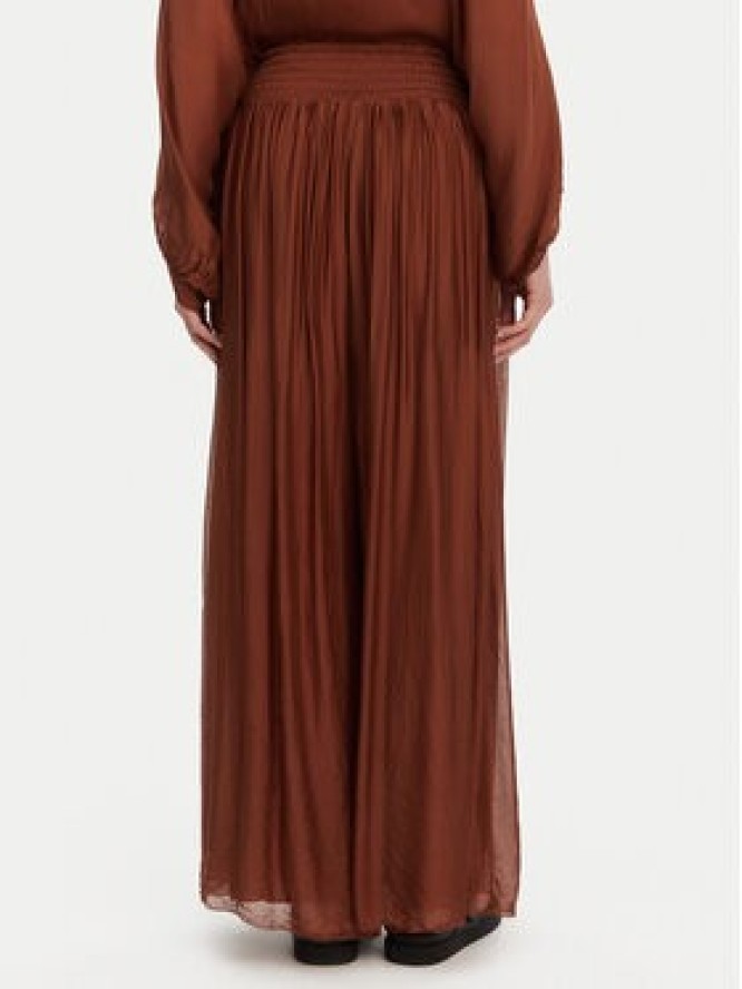 ViCOLO Spodnie palazzo TD0021 Brązowy Regular Fit