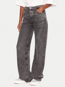 Roxy Jeansy Milla ERJDP03312 Szary Wide Leg